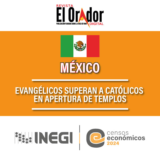EVANGÉLICOS SUPERAN EN APERTURA DE TEMPLOS